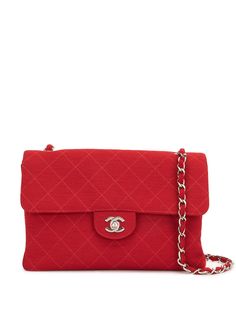 Chanel Pre-Owned стеганая сумка на плечо Jumbo XL 1998-го года
