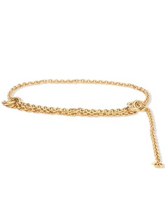 Chanel Pre-Owned ремень-цепочка с логотипом CC