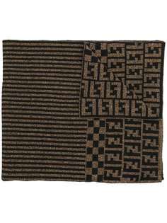 Fendi Pre-Owned шарф с логотипом FF