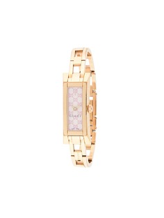 Gucci Pre-Owned прямоугольные наручные часы Quartz pre-owned 35 мм