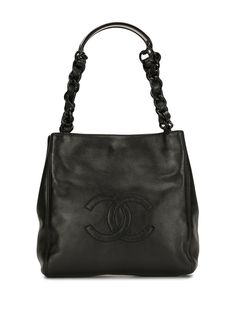 Chanel Pre-Owned сумка на плечо с тисненым логотипом CC