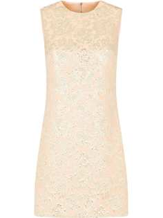 Dolce & Gabbana жаккардовое платье-трапеция