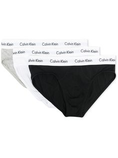 Calvin Klein Underwear комплект из трех трусов-брифов с логотипом