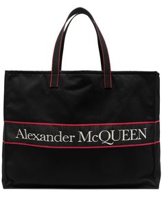 Alexander McQueen сумка-тоут East West с логотипом