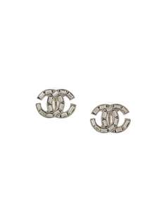 Chanel Pre-Owned серьги 2001-го года со стразами
