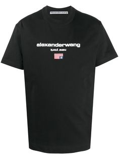 Alexander Wang футболка с логотипом