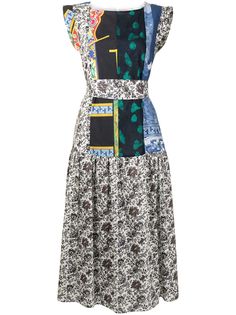 Rachel Comey платье Audre в технике пэчворк