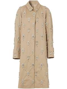 Burberry пальто с кристаллами