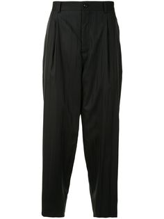 Comme Des Garçons Homme Plus брюки в тонкую полоску