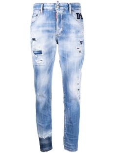 Dsquared2 джинсы с эффектом потертости