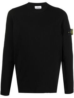 Stone Island джемпер с нашивкой-логотипом