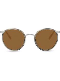 Oliver Peoples солнцезащитные очки Casson в круглой оправе