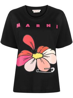 Marni футболка с логотипом