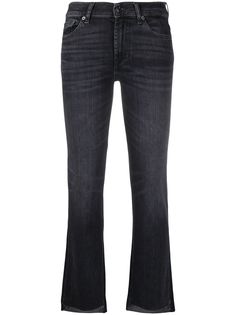 7 For All Mankind укороченные джинсы скинни