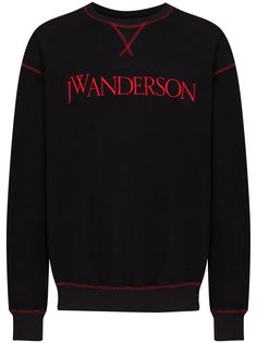 JW Anderson толстовка с вышитым логотипом