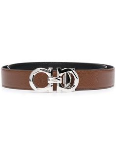 Salvatore Ferragamo двусторонний ремень Gancini