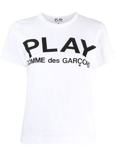 Comme Des Garçons Play футболка с логотипом