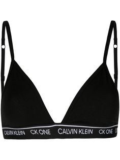 Calvin Klein Underwear бюстгальтер с логотипом и треугольными чашками