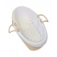 Набор постельного белья Mothercare для корзины-колыбели, бежевый, кремовый