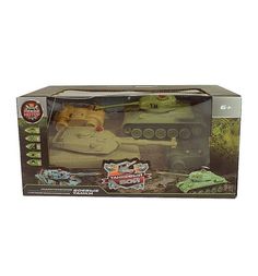 Набор радиоуправляемых танков Пламенный мотор Танковый бой 1:32 Т34 - Abrams M1A2