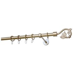 Карниз однорядный Уют 682-684.D20 ОСТ Крокус (160 см) шампань