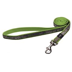 Поводок для собак Rogz Fancy Dress Scooter M lime bone 1.4 м 16 мм