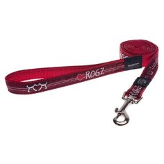 Поводок для собак Rogz Fancy Dress Beach bum L red heart 1.4 м 20 мм