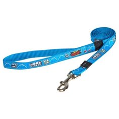 Поводок для собак Rogz Fancy Dress Scooter M comic turquose 1.4 м 16 мм
