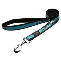 Поводок для собак Rogz Fancy Dress Beach bum L turquoise chrome 1.8 м 20 мм