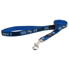 Поводок для собак Rogz Fancy Dress Beach bum L indigo bones 1.4 м 20 мм
