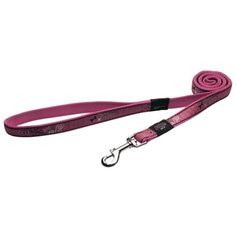 Поводок для собак Rogz Fancy Dress Beach bum L pink bone 1.8 м 16 мм