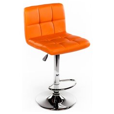 Стул Woodville Paskal, металл/искусственная кожа, цвет: оранжевый