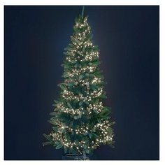 Гирлянда Kaemingk Бахрома Easy Light 150 см, 126 ламп, теплый белый/зеленый провод