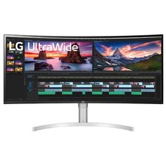 Монитор LG 38WN95C 38" черный/белый/серебристый