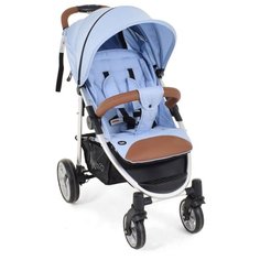 Прогулочная коляска Nuovita Corso azurro/argento, цвет шасси: серебристый