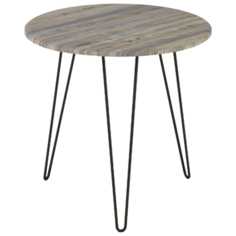 Столик журнальный Калифорния мебель Рид 530, d: 55 см, скания натуральная