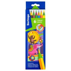 Berlingo Карандаши цветные пластиковые Цирк 6 цветов (CP_04806)