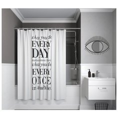 Штора для ванной IDDIS B06P218I11 180х200 белый