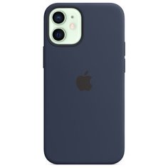 Чехол-накладка Apple MagSafe силиконовый для iPhone 12 mini темный ультрамарин
