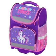 Юнландия ранец Wise Unicorn power (228817), фиолетовый/розовый
