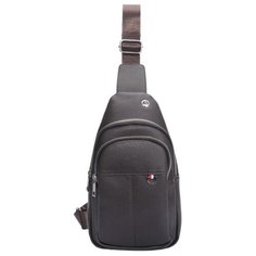 Рюкзак OrsOro, искусственная кожа, темно-коричневый