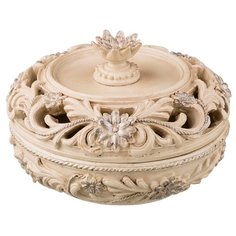 Lefard Шкатулка декоративная, 251-408 бежевый