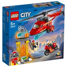 Конструктор LEGO City 60281 Спасательный пожарный вертолёт