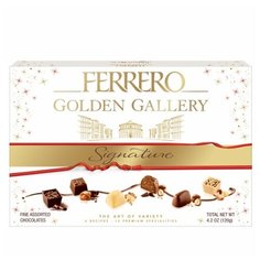 Набор конфет Ferrero Rocher Golden Gallery Signature 120 г