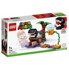 Конструктор LEGO Super Mario 71381 Дополнительный набор Кусалкин на цепи - встреча в джунглях