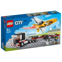 Конструктор LEGO City 60289 Great Vehicles Транспортировка самолёта на авиашоу