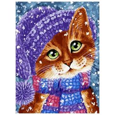 Белоснежка Картина по номерам "Зимняя мода" 30х40 см (333-AS)