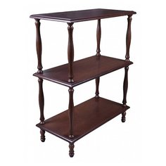 Этажерка Мебелик П 9, 2 полки, материал: МДФ, ШxГxВ: 68х34х87 см, средне-коричневый