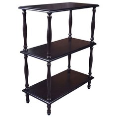 Этажерка Мебелик П 9, 2 полки, материал: МДФ, ШxГxВ: 68х34х87 см, венге