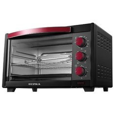 Мини-печь SUPRA MTS-3201R черный/красный